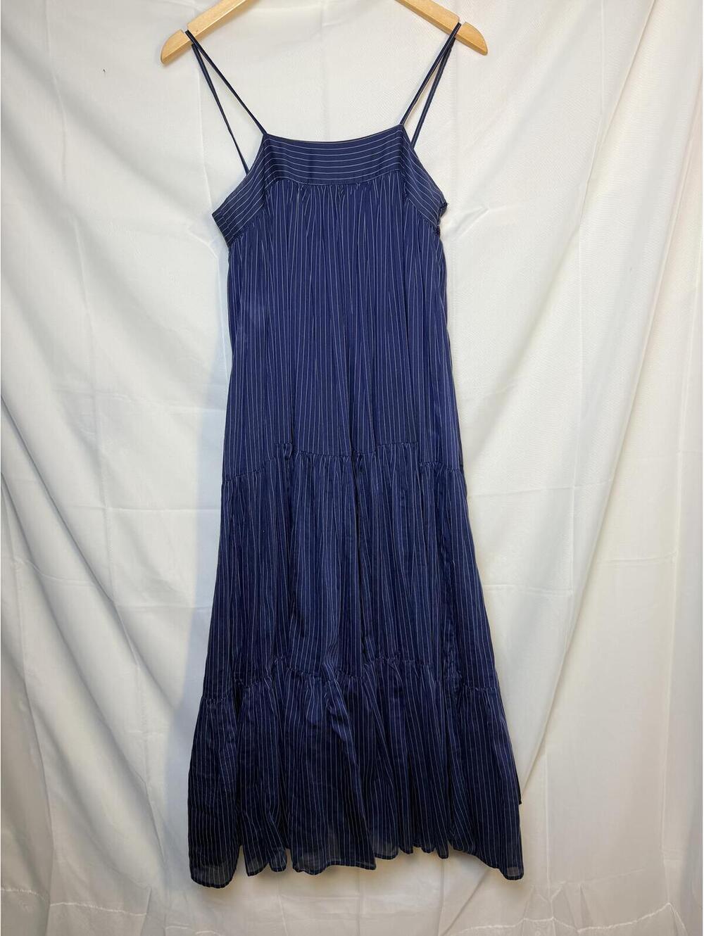 Erika Cavallini Silk Cotton Tiered Maxi Dress